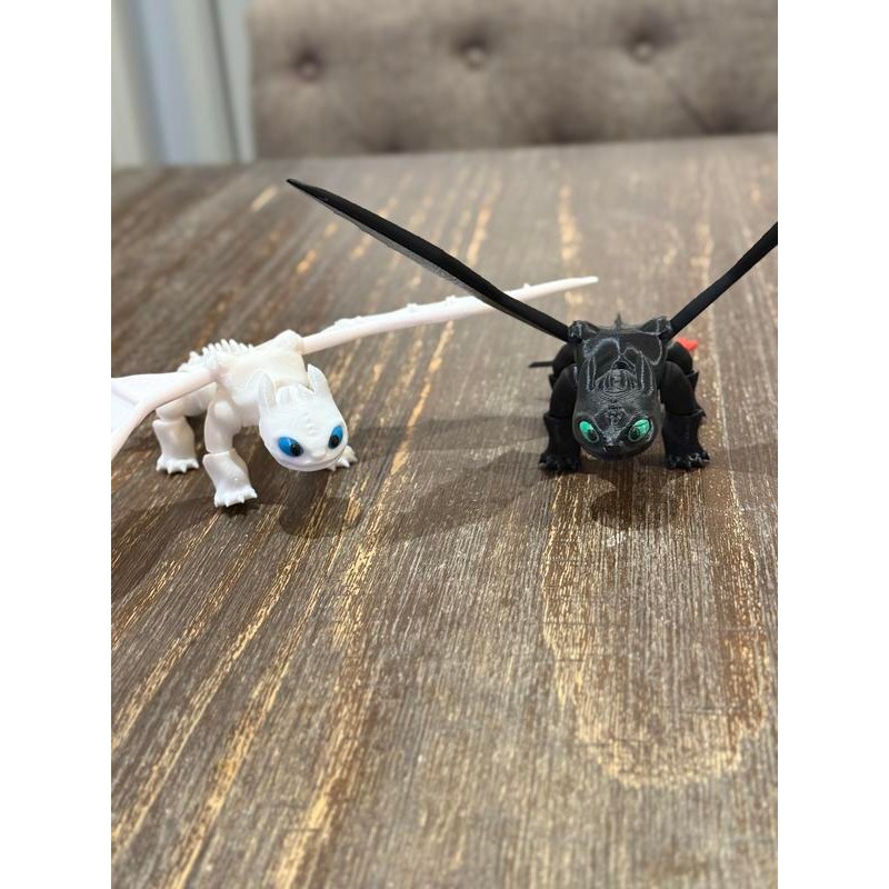 3D Printed Dragon (Toothless), Similar toNight Fury and Light Fury
