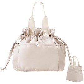 AOTM Insulated Lunch Bag for School, Work, Travel (Khaki)