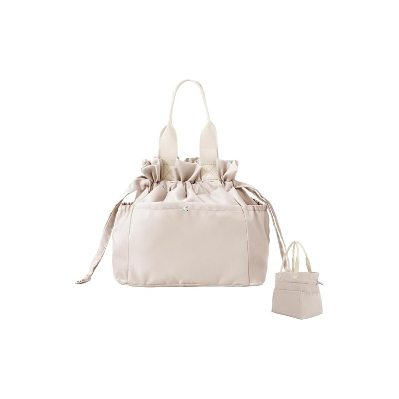 AOTM Insulated Lunch Bag for School, Work, Travel (Khaki)