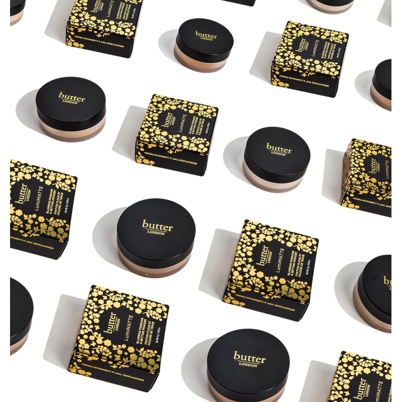 butter LONDON LumiMatte Blurring Finishing & Setting Powder, 8 g.,