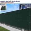 Windscreen4less 6' x 25' Privacy Fence Screen in Green with