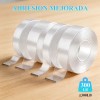 Cinta Nano Adhesiva De Doble Cara Lavable Reutilizable 20m