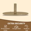 NU-SET Lock | Steel Plate Door Hole Cover | Door