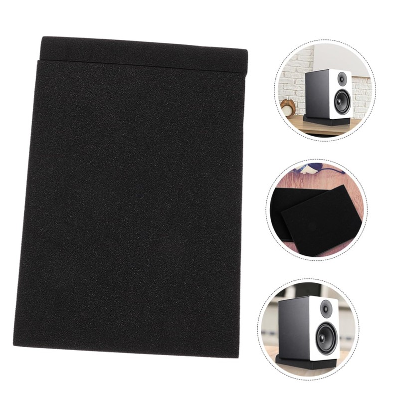 BESPORTBLE 2pcs Soundproofing Mat Acoustic Panel Speaker Isolation Pad for