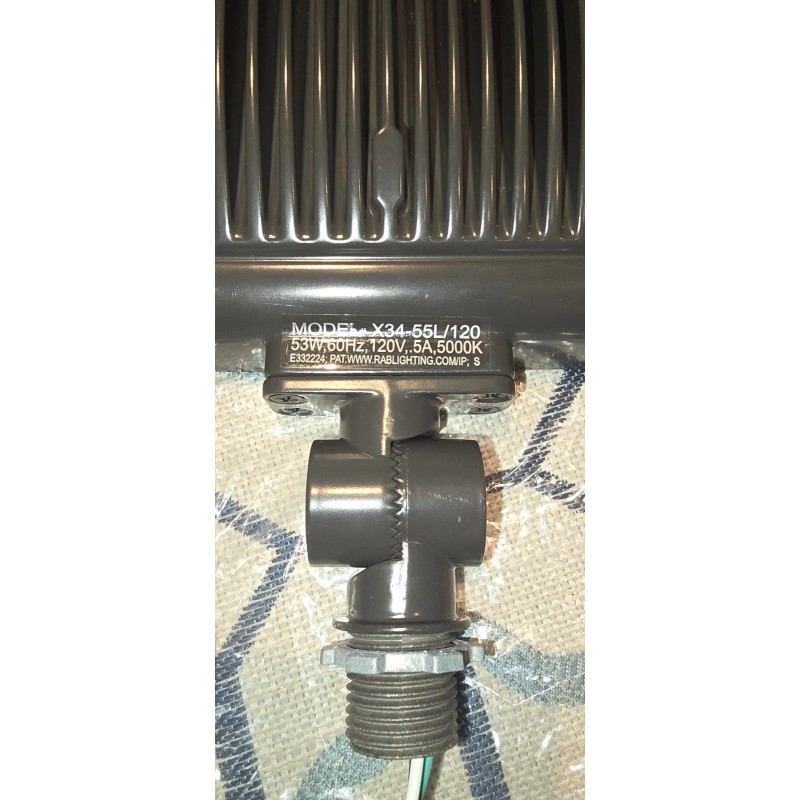 RAB outdoor X34-55l/120 Led Floodlight 5000k