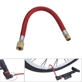 Komonee 5Pc Inflatable Pump Adapter Kit Ball Needles Set with Car Valve Flexible Air Hose Extension Nozzle Connectors for All Type Tyres Toys