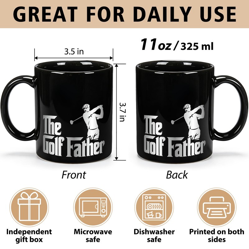 The Golf Father Mug Gift for Father Dad, Funny Golf