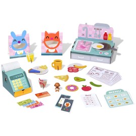 Sago Mini Pet Café Activity Box with Pretend Play Kitchen Toys, a Collectible Toy Figure, Kids Toys for Boys & Girls Ages 3 and up