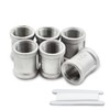 Bwintech 3 Pcs 1/4" Female to 1/4" Female BSP Thread