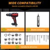 2Pcs Spring-loaded Screw Holder Bit,Scalable Screw Drive Guide Drill Bit
