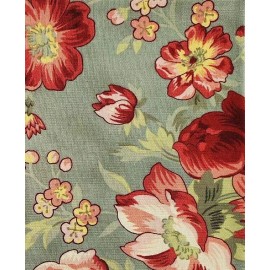 Boundless Dusty Roads Main Floral Sage - 6 yd