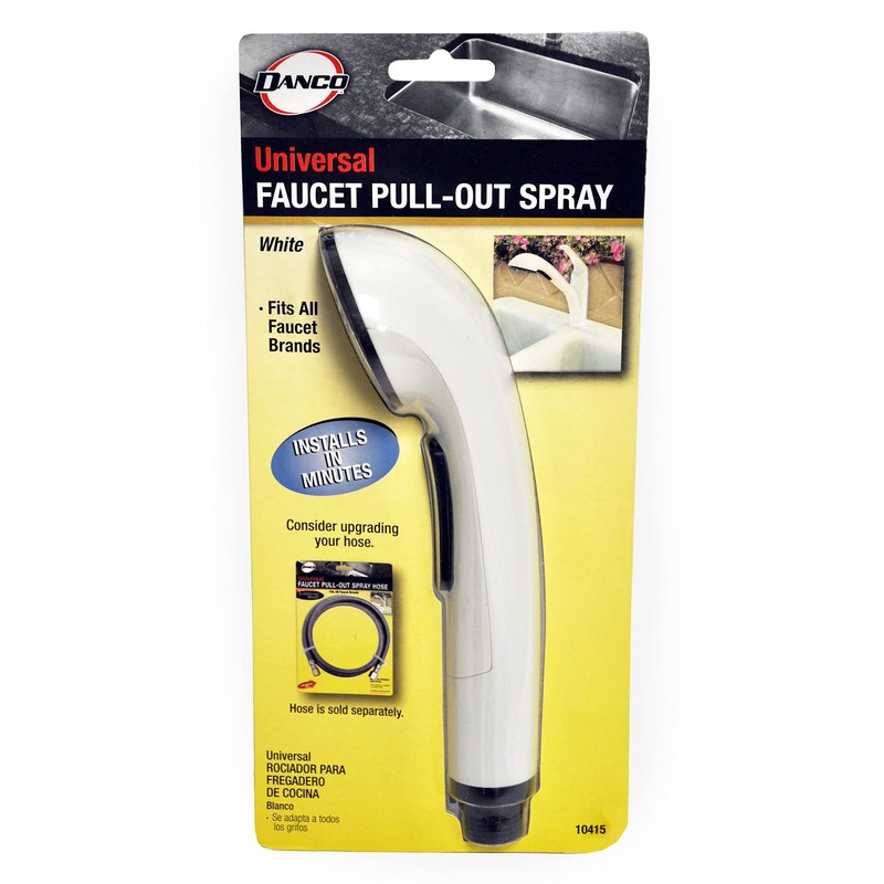 Danco 10415 Pullout Kitchen Spray Head, White