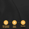 BRILLMAX BRILLMAX 6 Pack Black Fitted Spandex Table Covers -