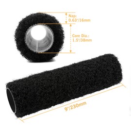 ROLLINGDOG 9" Drywall Compound Roller Cover - Heavy Duty Drywall Texture Roller Putty Roller Brush for Spreading Wall Compound