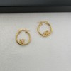 20mm Angel Demon Gold Hoop Earrings for Women