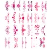 24-Sheet Naughty Temporary Tattoos for Women Ladies Girls, Flowers Temporary