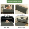 Foxdecor Couch Arm Covers, Armrest Cover for Sofa, Non Slip