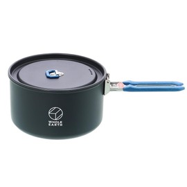 Whole Earth NOMADO POT BK WE23DJ72 Outdoor Camping Aluminum Pot for 2-3 People Foldable Cookware Black