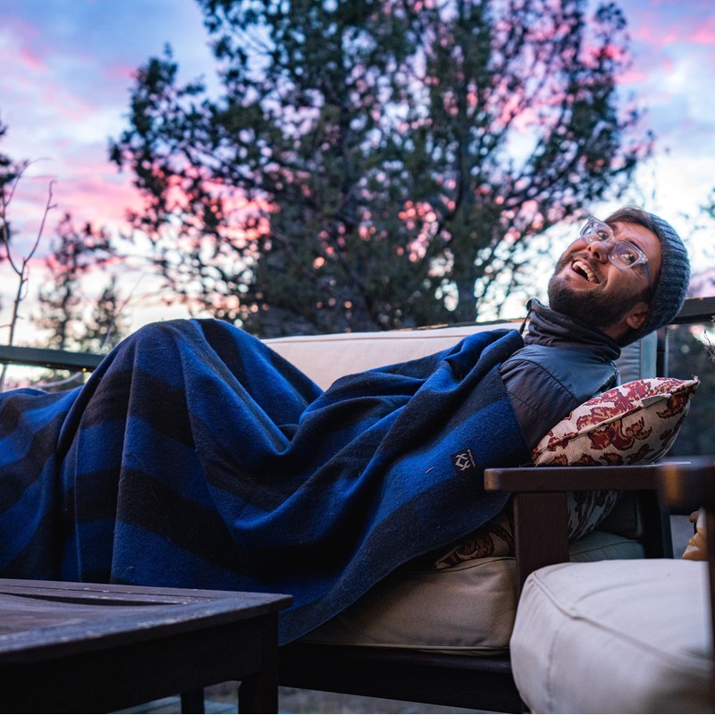 Arcturus Backwoods Wool Blanket - 4.5lbs, Warm, Heavy, Washable, Large