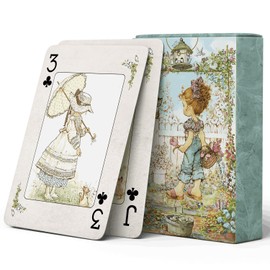 strublfe Playing Cards, Country Illustration Vintage Style Poker Cards, Beautiful Childhood Memories Themed Playing Card, Standard Cards, 54 Unique Exquisite Illustrations, High-End Playing Cards.