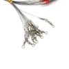 10Pcs Wire Trace Leader Rig Stainless Steel 5 Arm Fishing
