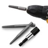 REVERSE TAPSET EXTRACTOR SET: Various sizes of screwdriver bits make