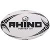 Rhino Unisex Vortex XV Rugby Ball, White, Size 5