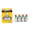 BUGUUYO 4pcs Tire Pressure Monitor Valve Stem Caps Indicator Warning