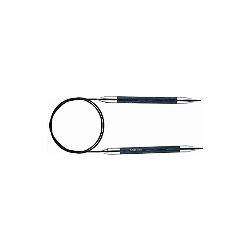 KnitPro Royale: Knitting Pins: Circular: Fixed: 150cm x 8.00mm, Birchwood,