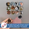 20Pcs Magnets with Adhesive Backing,Magnets,for Crafts,Sticky,Suitable for Whiteboards, Refrigerator, Crafts,