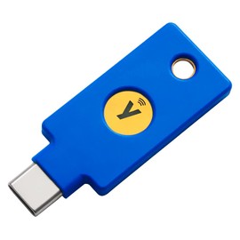 Yubico FIDO Security Key C NFC - Two Factor Authentication USB and NFC Security Key, Works with Supported NFC Mobile Devices – FIDO U2F and FIDO2 Certified - More Than a Password