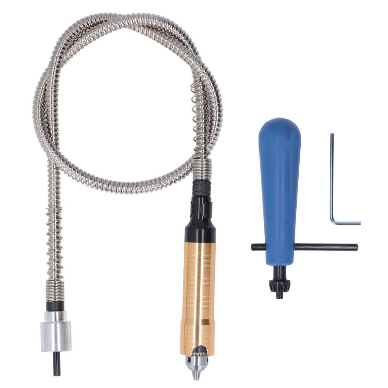Flex Shaft Extension Chuck Key Adapter Flexible Attachment for Electric