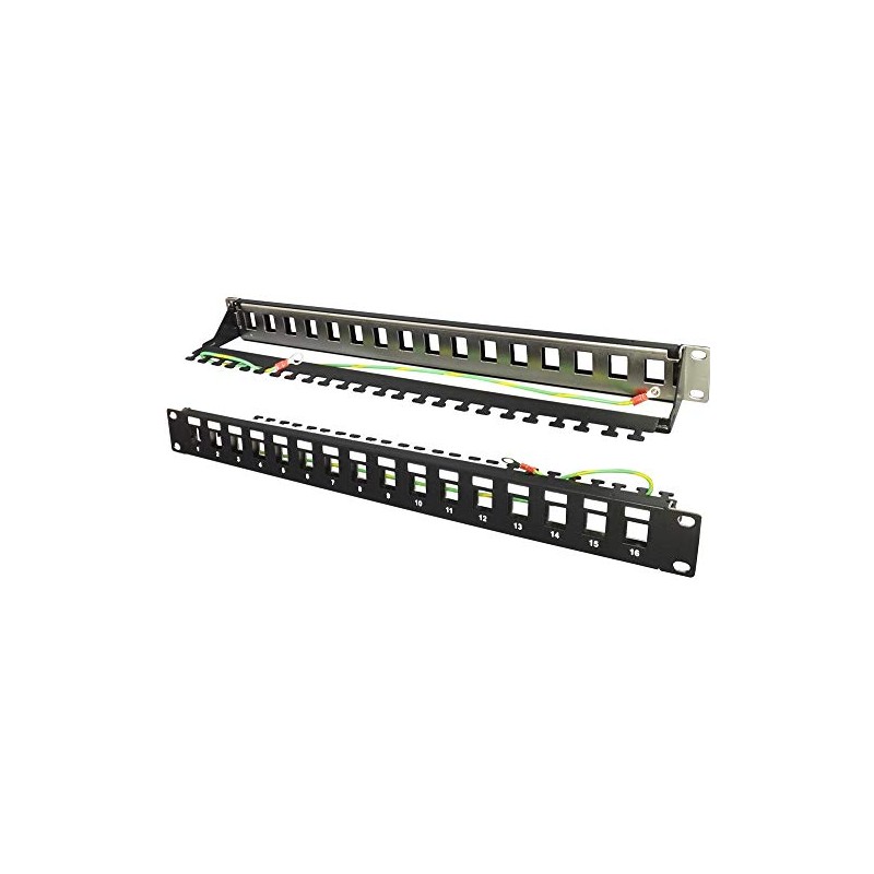 FFK16MT 16 Port Blank Panel Patch Panel Connectors 1 Pack