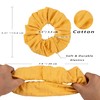 Cicimeiluody - Cotton Embroidered Scrunchies for Women - Standard and