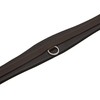 SIE EQUESTRIAN Contoured Leather Chafeless Girth Black Brown 46" /48"