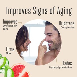 acorn+oak Vitamin C Face Serum - Natural Anti-Aging Serum with 10% Vitamin C, Aloe, Niacinamide, & Hyaluronic Acid, Soothing Skin Care, Firms & Evens Skin Tone, Dark Spot Remover for Face (1 fl oz)