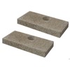 Quadra-Fire QuadraFire Replacement Brick with Holes Pkg of 2 (SRV436-0380)