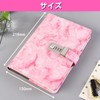 Keyed Notebook Marble Journal Journal with Key A5 Lockable Refillable