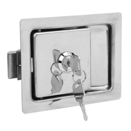 Cocoarm RV Toolbox Latch Edelstahl Flush Mount Paddle Schloss mit 2 Tasten für Wohnmobil -LKW -Anhänger Tool Box Austausch