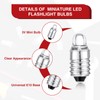 10 Pieces E10 LED Bulbs 3 Volt Miniature Flashlight Bulbs