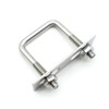 QYIMLI Stainless Steel Square U Bolt Clamp, Square Tube Clamps