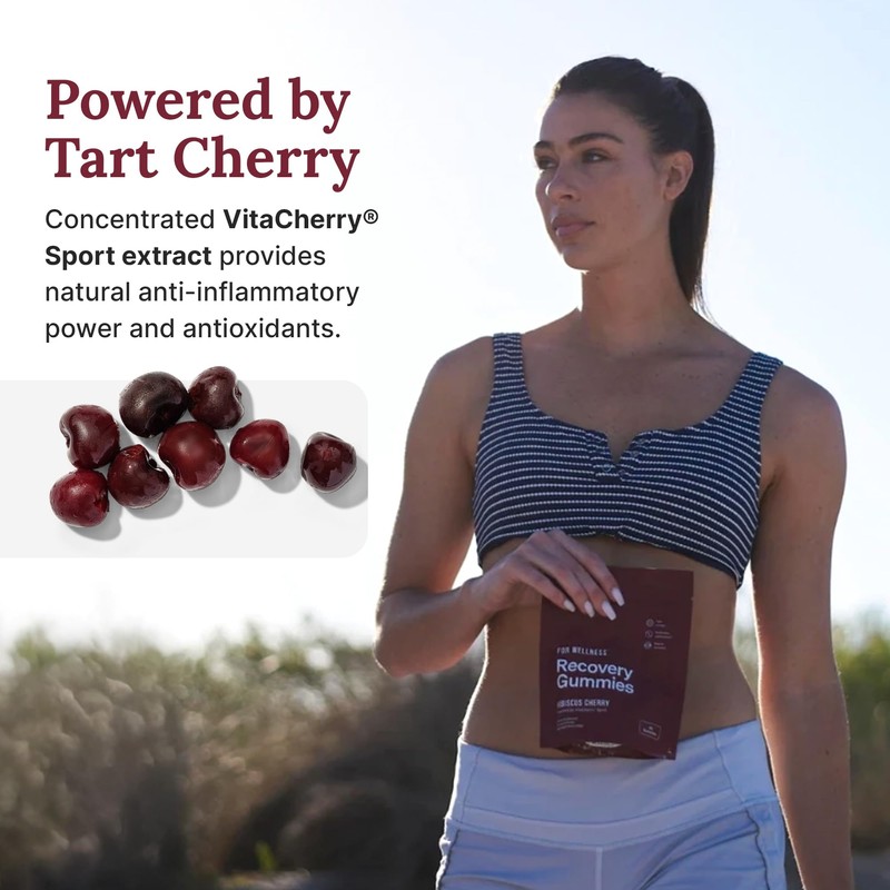For Wellness Recovery Gummies Restore | Tart Cherry Energy Supplements