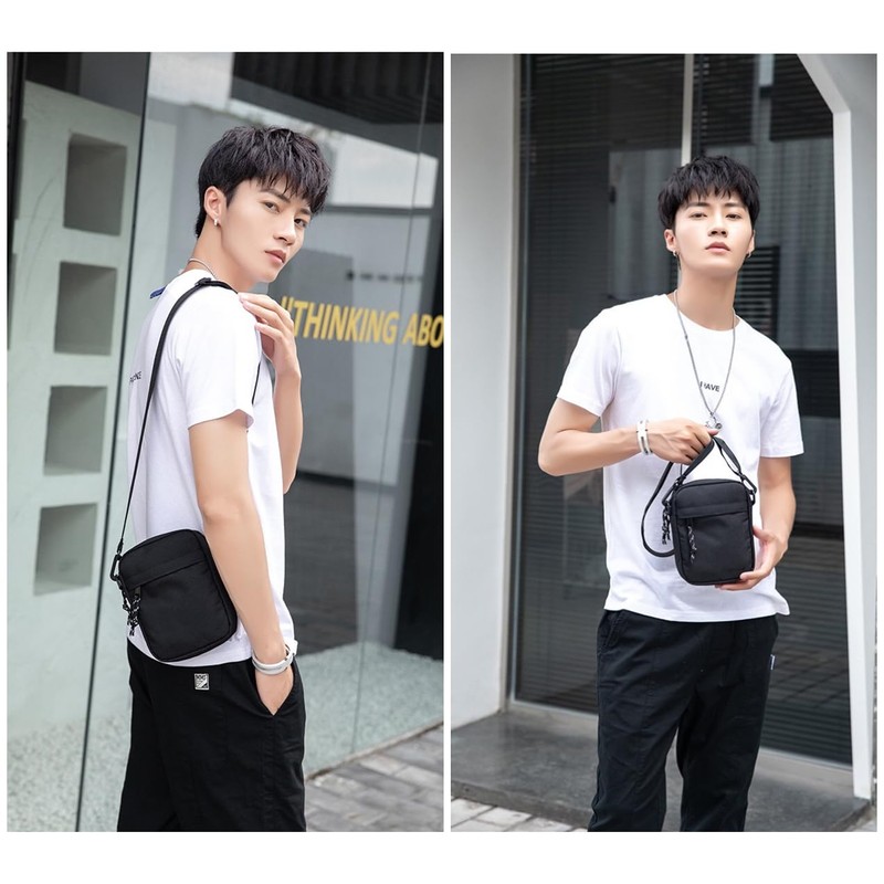 Gincci Smartphone Bag, Mini Bag, Men's, Small Shoulder Bag, Crossbody