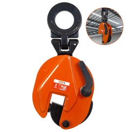 TKK Vertical Plate Clamp 4400Lb, 2Ton Plate Lifting Clamps Jaw Opening up to 1.3 inch Heavy Duty Lifting Clamps for Lifting and Transporting (4400lb 2t)