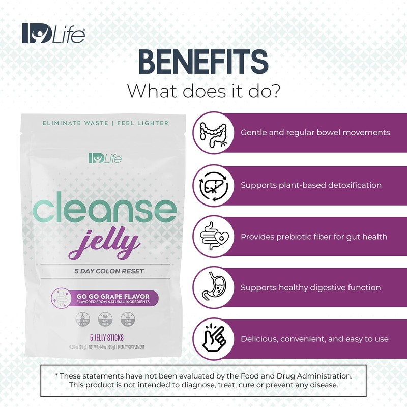 IDLife - Cleanse Jelly - Prune & Apple Juice Prebiotic