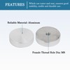 QUARKZMAN 40 mm Aluminium Disc x 4 Pieces Circular Discs