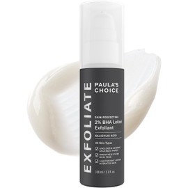 Paula's Choice SKIN PERFECTING 2% BHA Lotion Salicylic Acid Exfoliant, 3.3 Ounce Bottle Facial Exfoliator for Blackheads, Enlarged Pores, Wrinkles & Fine Lines