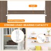 MARRTEUM 40Pcs Plastic Locking Shelf Support Pegs, 5mm Clear Self-Locking
