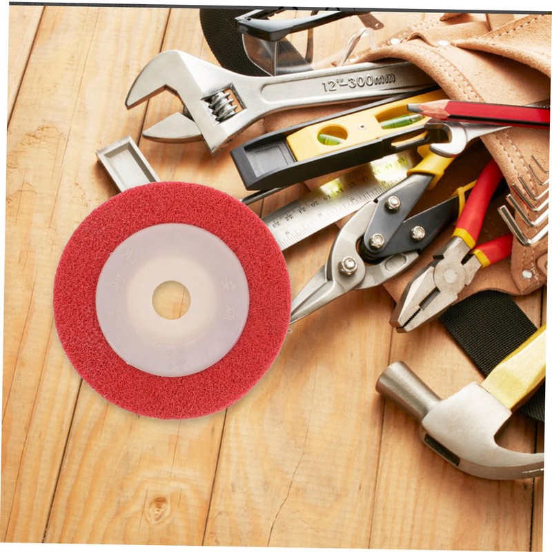 GLEAVI 6pcs Nylon Fiber Buffing Wheels for Angle Polishing Discs