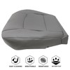NLQR Front Driver Side Bottom Replacement Seat Cover Gray Microfiber